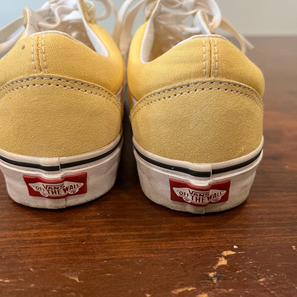 yellow vans size 6 1/2 mens or 8 1/2 womens - Picture 2 of 2